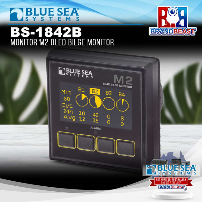 Blue Sea Systems BS-1842B Monitor M2 OLED Bilge Monitor