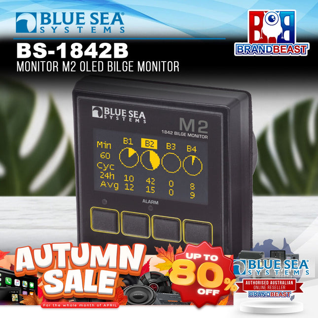 Blue Sea Systems BS-1842B Monitor M2 OLED Bilge Monitor