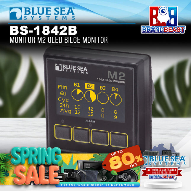 Blue Sea Systems BS-1842B Monitor M2 OLED Bilge Monitor