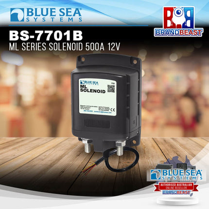 Blue Sea Systems BS-7701B ML Series Solenoid 500A 12V