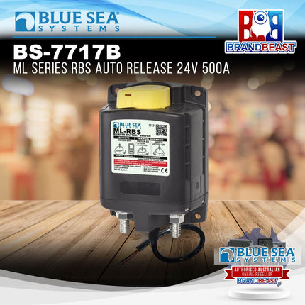 Blue Sea Systems BS-7717B ML Series RBS Auto Release 24v 500A