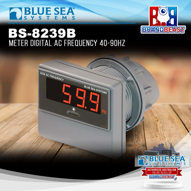 Blue Sea Systems BS-8239B Meter Digital AC Frequency 40-90Hz