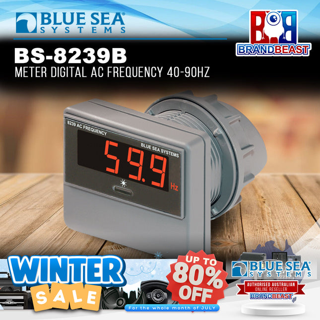 Blue Sea Systems BS-8239B Meter Digital AC Frequency 40-90Hz