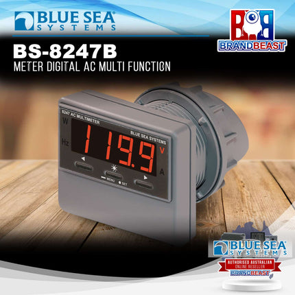 Blue Sea Systems BS-8247B Meter Digital AC Multi Function