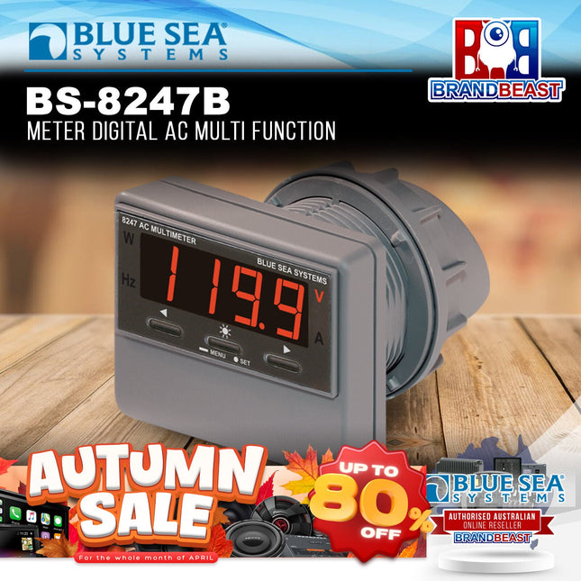 Blue Sea Systems BS-8247B Meter Digital AC Multi Function