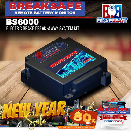 BREAKSAFE BS6000 Electric Brake Break-Away System Kit