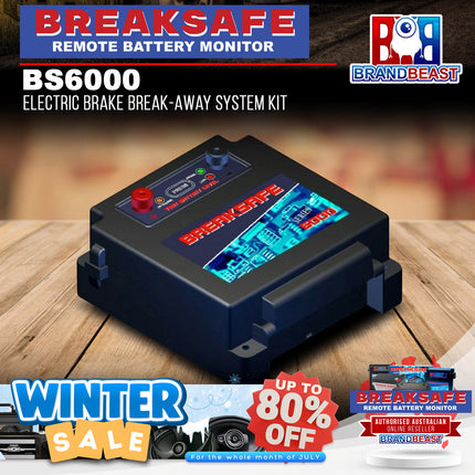 BREAKSAFE BS6000 Electric Brake Break-Away System Kit