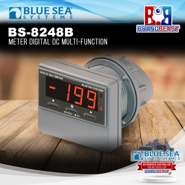 Blue Sea Systems BS-8248B Meter Digital DC Multi-Function