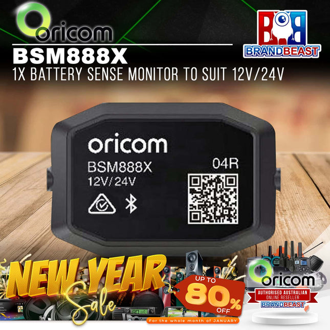 Oricom BSM888X 1x Battery Sense Monitor To Suit 12V/24V