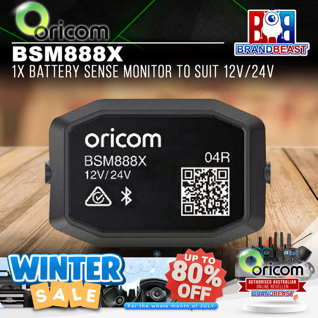 Oricom BSM888X 1x Battery Sense Monitor To Suit 12V/24V