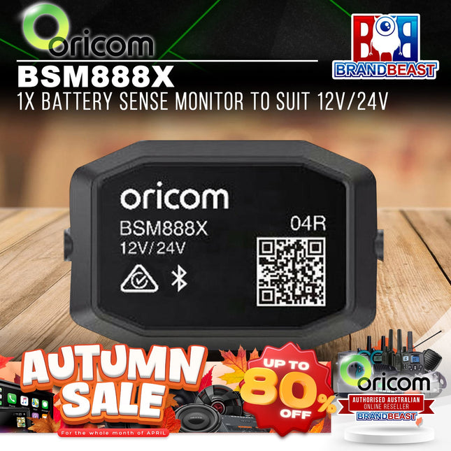 Oricom BSM888X 1x Battery Sense Monitor To Suit 12V/24V
