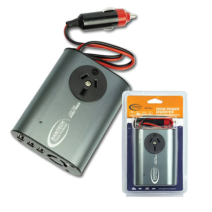 Baintech BT150INV 150W Power Inverter 12V DC to 240V AC with 3 USB Ports