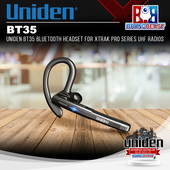 Uniden BT35 Bluetooth Headset for XTRAK PRO Series UHF Radios