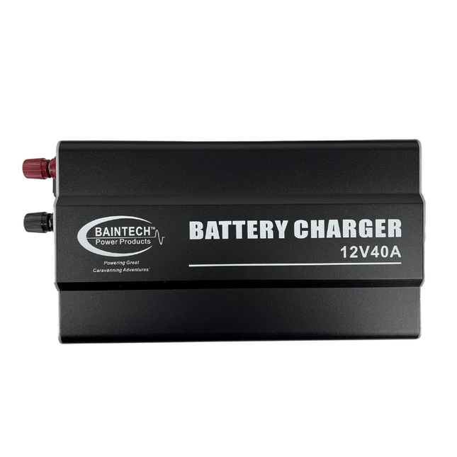 BAINTECH BT40AC 40amp AC Charger - Multi-Stage Smart Battery Charger with Switch-Mode Technology for Lead-Acid and LiFePO4 Batteries