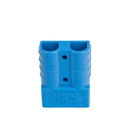 BAINTECH BTA50-BLUE 50A Anderson Plug - Blue Keyed Connector for Voltage Segregation and System Isolation