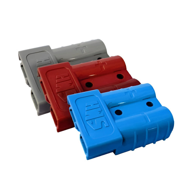 Baintech BTA503-PACK 3 Pack Anderson Plugs 50A Red Blue Grey