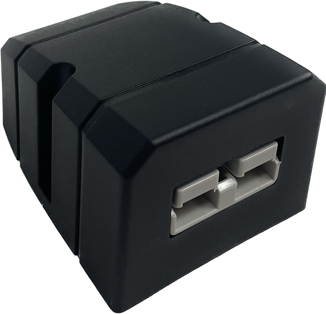 BAINTECH BTAnderson-Single Surface Mount Single Anderson Plug Panel - 50A Heavy-Duty Mounting System for Solar, Dual Battery & Charging Applications