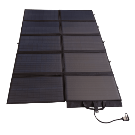 BAINTECH BTBLANKET350 350W Foldable Monocrystalline Solar Blanket with 30A PWM Controller - Portable Solar Power for 4WD, Caravan &amp; Camping