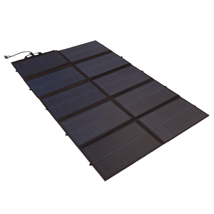 BAINTECH BTBLANKET350 350W Foldable Monocrystalline Solar Blanket with 30A PWM Controller - Portable Solar Power for 4WD, Caravan &amp; Camping