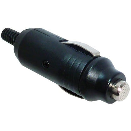 BAINTECH BTCP001R Single Cigarette Lighter Plug with Thermal Fuse Protection - 12V DC Male Connector for DIY Power Cable Assembly, Accessory Repair, and Custom 12V Device Wiring