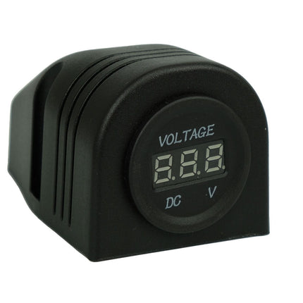 BAINTECH BTDCM002 Surface Mount Single DC 12V LCD Meter - Budget-Friendly Digital Voltmeter for Basic Battery Voltage Monitoring