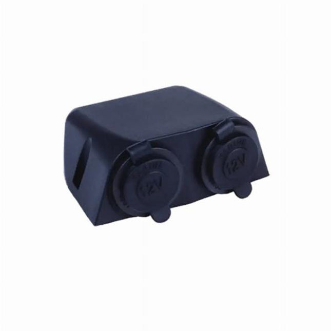 Baintech BTENGEL-003 Surface Mount Double Engel Socket - Heavy-Duty Dual 12V Socket for Multiple Engel Fridge Connections