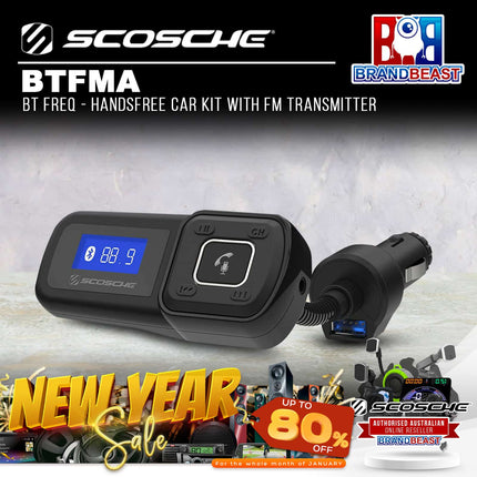 Scosche BTFMA BT Freq - Handsfree Car Kit with FM Transmitter