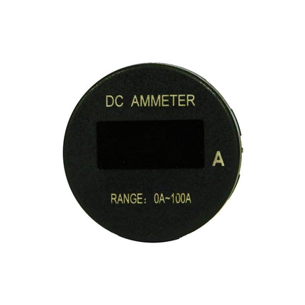 BAINTECH BTOLEDAMM OLED Ammeter - Digital DC Current Meter with 0-100A Range and Included Shunt for Real-Time Battery System Monitoring