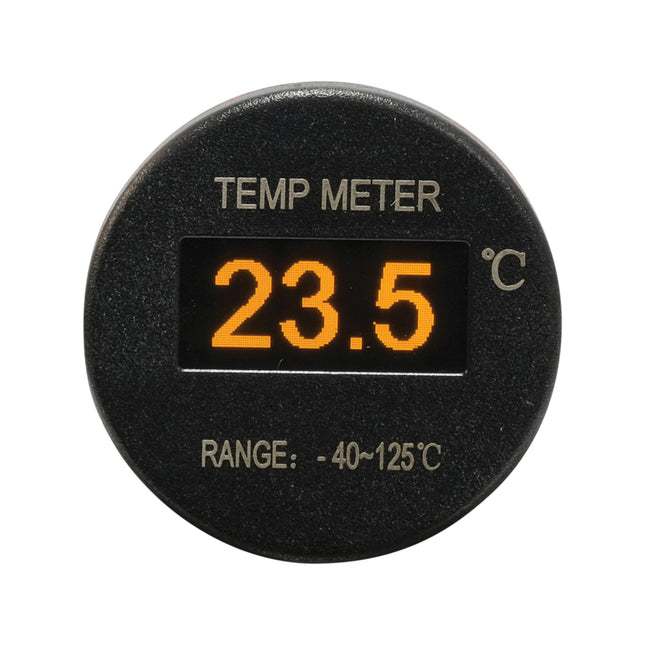 Baintech BTOLEDTEMP OLED Temperature Monitor 12V/24V DC - Real-Time Temperature Monitoring for Essential Equipment
