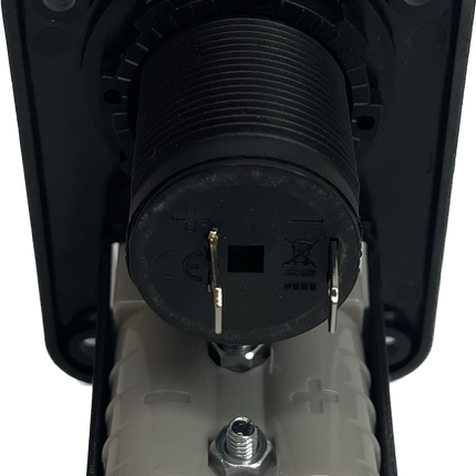BAINTECH BTSAPP+CIGA Single Anderson Plug & Ciga Socket Flush Mount Panel - Dual-Purpose 50A Heavy-Duty Mounting System for Solar, Dual Battery & 12V Accessories