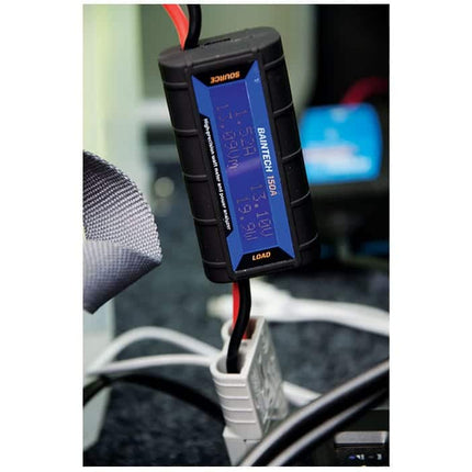 BAINTECH BTWATT01 Watt Meter Power Analyser 150A - Real-Time Solar Panel Output and Battery Charging Monitor with Anderson Connector Integration