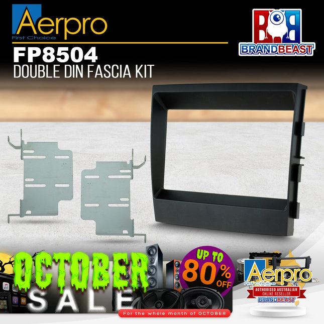 Aerpro FP8504 Double DIN Facia Kit Suit Porsche Panamera - Black