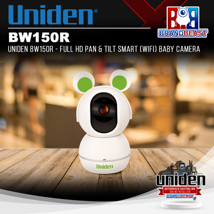 UNIDEN BW150R - Full HD Pan & Tilt Smart (WiFi) Baby Camera