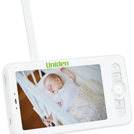 UNIDEN BW6141R - 2K Super HD Smart Baby Monitor with 5" Screen and Bunny Cover
