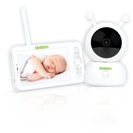 UNIDEN BW6141R - 2K Super HD Smart Baby Monitor with 5" Screen and Bunny Cover