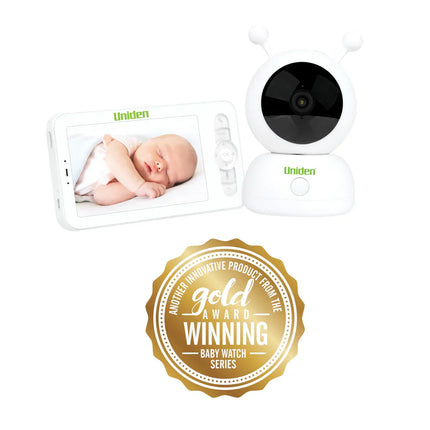 UNIDEN BW6141R - 2K Super HD Smart Baby Monitor with 5" Screen and Bunny Cover