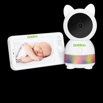 UNIDEN BW6181R - 2K Super HD Smart Baby Monitor with 5" Screen and Smartphone Access