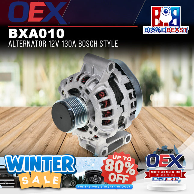 OEX BXA010 Alternator 12V 130A Bosch Style