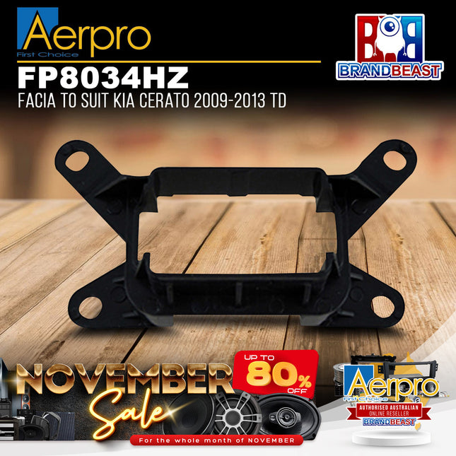 Aerpro FP8034HZ Facia Mounting Plate Suit Kia Cerato 2009 - 2013 TD