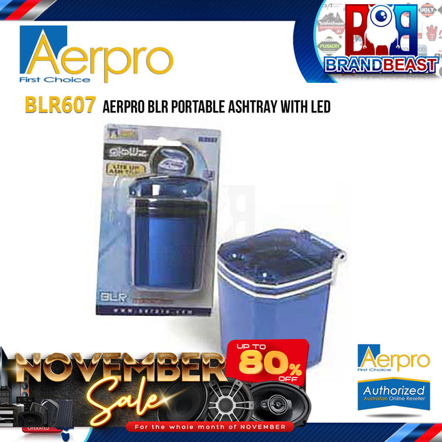 Aerpro BLR607 BLR Portable Ashtray with LED