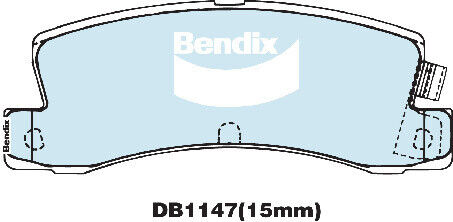 Bendix DB1147GCT Brake Pads Set - General CT