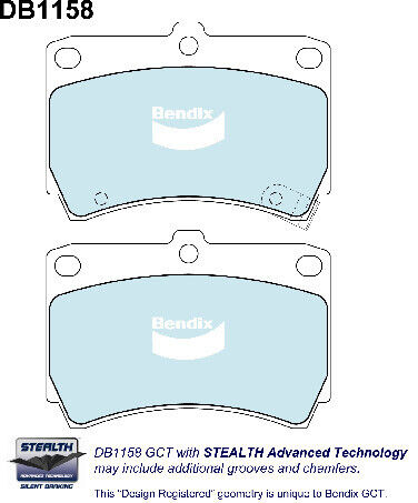 Bendix DB1158GCT Brake Pads Set - General CT