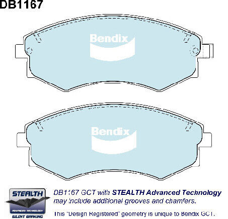 Bendix DB1167GCT Brake Pads Set - General CT