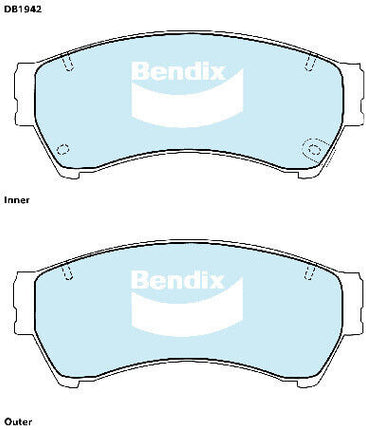Bendix DB1942GCT Brake Pads Set - General CT