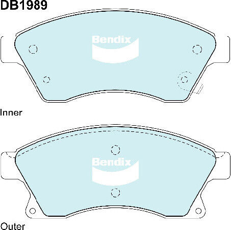 Bendix DB1989GCT Brake Pads Set - General CT