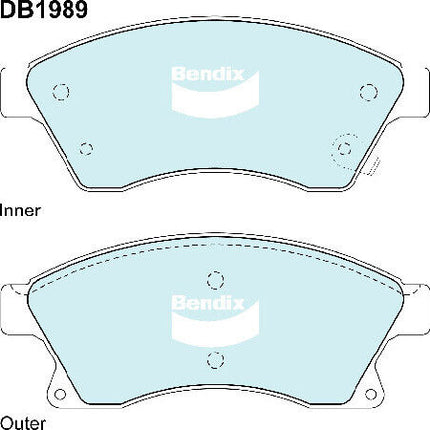 Bendix DB1989GCT Brake Pads Set - General CT