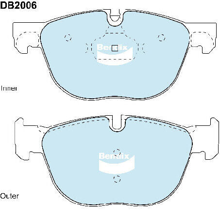 Bendix DB2006EURO Brake Pad Set Euro+ - Includes Wear Sensor