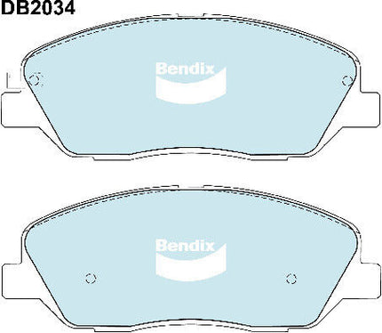 Bendix DB2034GCT Brake Pads Set - General CT