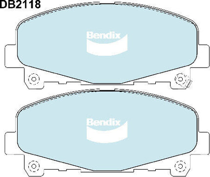 Bendix DB2118GCT Brake Pads Set - General CT