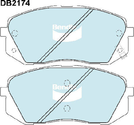 Bendix DB2174GCT Brake Pads Set - General CT